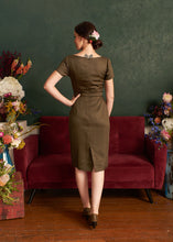 Load image into Gallery viewer, Veeta Army Green Wiggle Dress