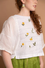 Load image into Gallery viewer, Lulu White Embroidery bolero