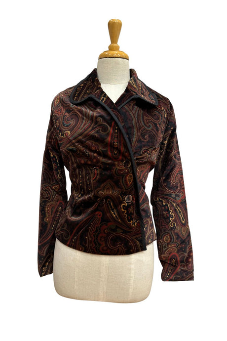 Lexie Velvet Decor Print Jacket