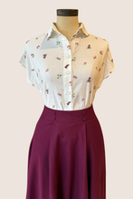 Load image into Gallery viewer, Anna Rose Burgundy Skirt