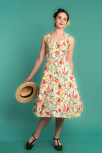 Load image into Gallery viewer, Delores Floral Linen Dress