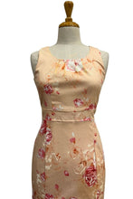 Load image into Gallery viewer, Peach Rose Floral Tulip Dress