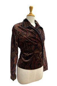 Lexie Velvet Decor Print Jacket