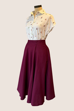 Load image into Gallery viewer, Anna Rose Burgundy Skirt