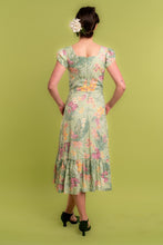 Load image into Gallery viewer, Astrid Green Petite Floral Dress