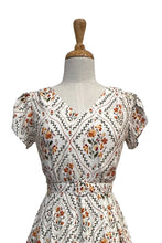 Load image into Gallery viewer, Sadie Cream Floral Dress