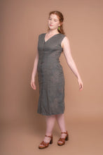 Load image into Gallery viewer, Adelaide Green Floral Embroidery Dress