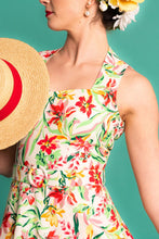 Load image into Gallery viewer, Delores Floral Linen Dress