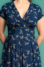 Load image into Gallery viewer, Enchanted Navy &amp; Green Fruit Print