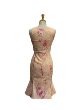 Load image into Gallery viewer, Peach Rose Floral Tulip Dress
