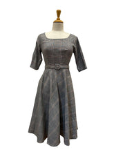 Load image into Gallery viewer, Suzie Grey Gingham Dress