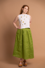 Load image into Gallery viewer, Hadlee Cream Hand Embroidered Top