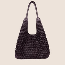 Load image into Gallery viewer, Clovelly Flower Knot Shopper - Brown