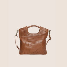 Load image into Gallery viewer, Vintage Leather Cross Body Hand Bag - Tan