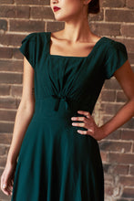 Load image into Gallery viewer, Astrid Bottle Green Dress
