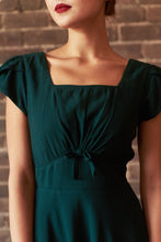 Load image into Gallery viewer, Astrid Bottle Green Dress
