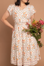 Load image into Gallery viewer, Sadie Cream Floral Dress