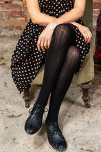 Load image into Gallery viewer, Chic Black Cotton Tights