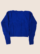 Load image into Gallery viewer, Cobalt Cropped Cardigan