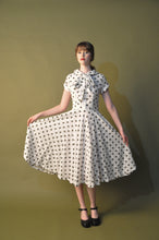 Load image into Gallery viewer, Bella green dots dress