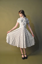 Load image into Gallery viewer, Bella green dots dress