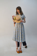 Load image into Gallery viewer, Farmhouse Green &amp; Yellow Floral Dress