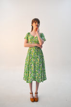 Load image into Gallery viewer, Nikita Green Floral Dress