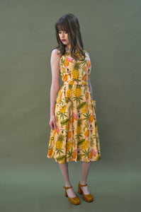 Bee Hawaiian Mustard Dress