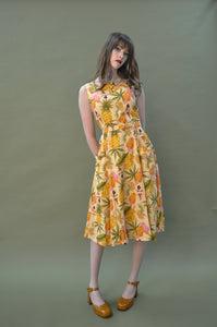 Bee Hawaiian Mustard Dress