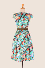 Load image into Gallery viewer, Floral Denim Dress