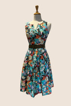 Load image into Gallery viewer, Floral Denim Dress