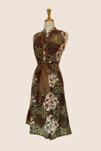 Load image into Gallery viewer, Green Floral Cotton Frill Dress