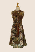 Load image into Gallery viewer, Green Floral Cotton Frill Dress