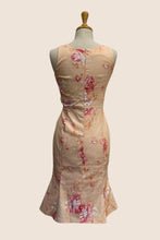 Load image into Gallery viewer, Peach Rose Floral Tulip Dress