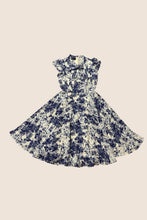 Load image into Gallery viewer, Sabe Blue &amp; Cream Floral Dress