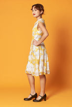 Load image into Gallery viewer, Ellen Custard &amp; Cream Floral Dress