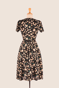 Fiorella Corset Black Dots Daisy Dress