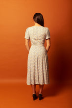 Load image into Gallery viewer, Fiorella Light Blue &amp; Cream Daisy Dress