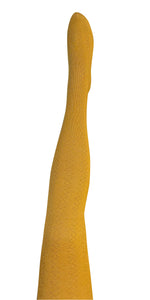 Geo Ochre Merino Wool Tights XL