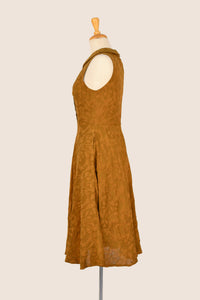 Hazel Copper Peterpan Dress