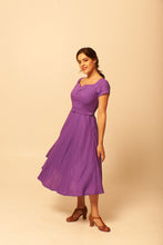 Load image into Gallery viewer, Juliet Cross Collar Lilac Dress