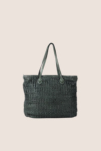 Kalgoorlie Woven Shopper Green