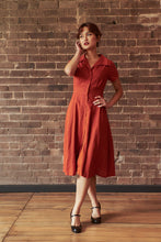 Load image into Gallery viewer, Loretta Rust Dress