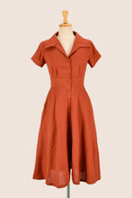 Load image into Gallery viewer, Loretta Rust Dress