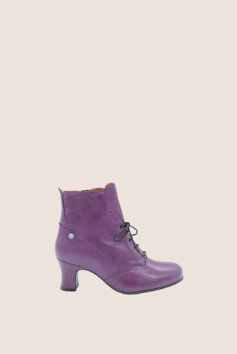 Marea Lace Up Boot - Purple