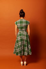 Load image into Gallery viewer, May Green &amp; Blue Gingham Dress