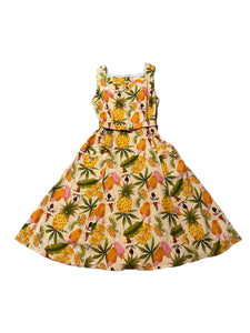 Bee Hawaiian Mustard Dress