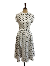 Load image into Gallery viewer, Bella green dots dress