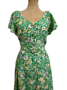 Nikita Green Floral Dress