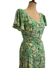 Load image into Gallery viewer, Nikita Green Floral Dress